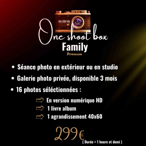 The Familiy Premium - Shooting à partir de 5 personnes