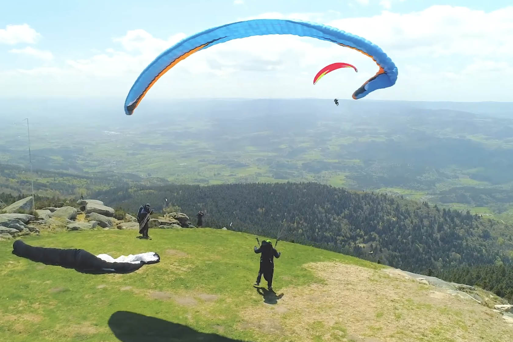 Vol de parapente